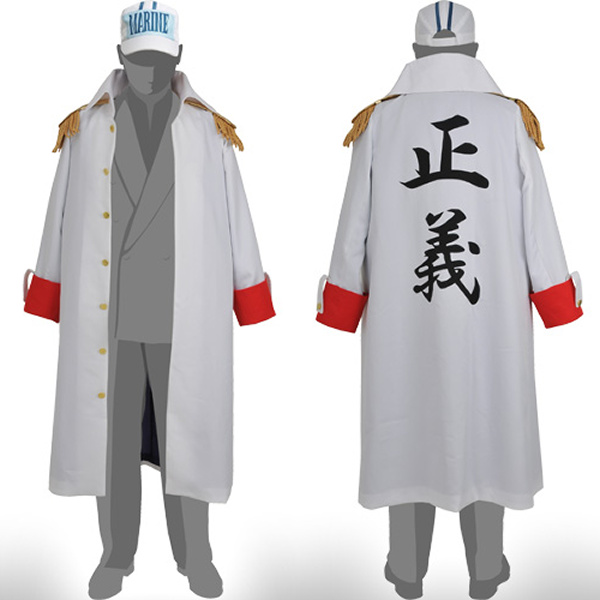 アニメ公式コスチューム One Piece 海軍コート コスチューム コスプレ 衣装 なりきりものまね